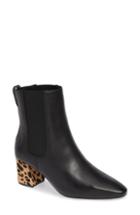 Women's Matisse Off Duty Genuine Calf Hair Chelsea Bootie .5 M - Black