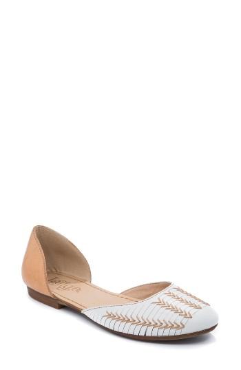 Women's Latigo Mateo D'orsay Flat M - White