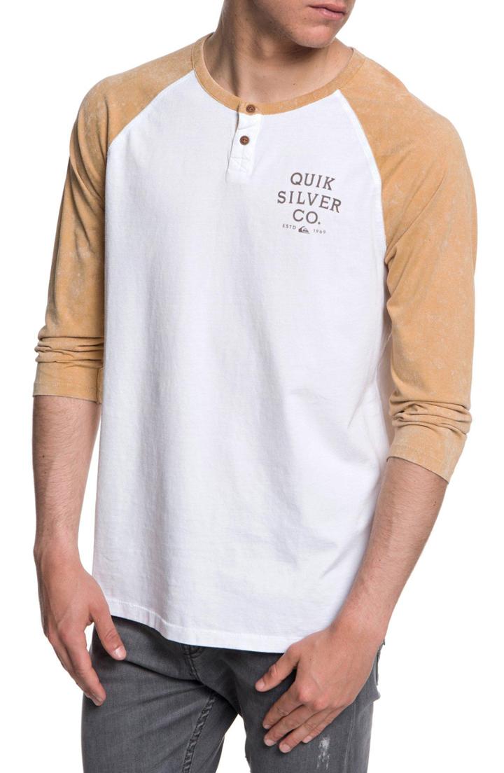 Men's Quiksilver Optic Henley - White