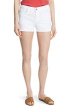 Women's Frame Le Cutoff Cuffed Jean Shorts - White