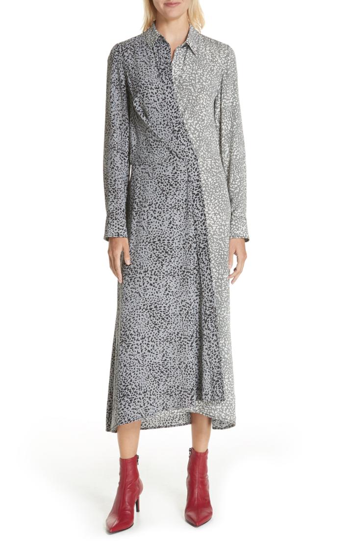 Women's Rag & Bone Karen Cheetah Print Silk Dress