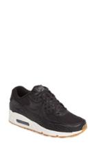 Women's Nike Air Max 90 Premium Leather Sneaker .5 M - Black