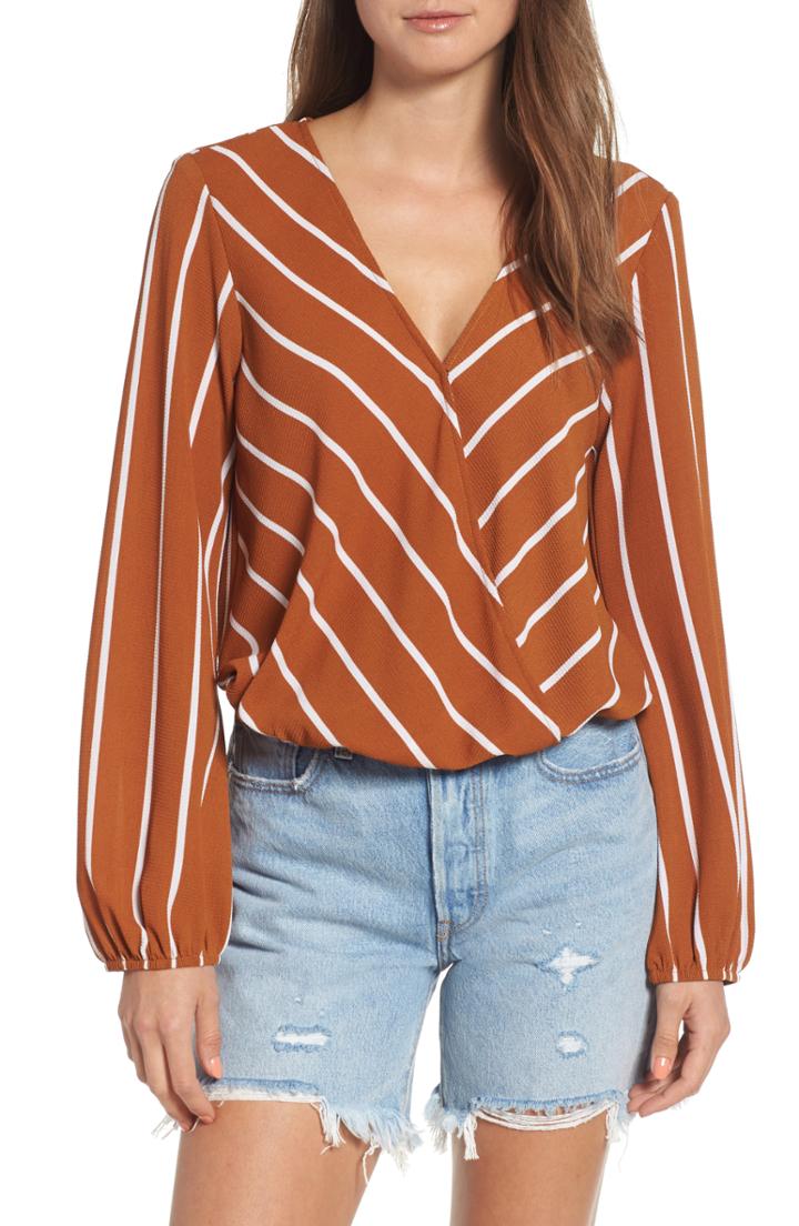Women's Anne Klein Bell Sleeve Sweater, Size - Beige