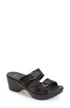 Women's Dansko 'jessie' Double Strap Sandal .5-11us / 41eu M - Black