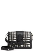 Serpanian Milano Mini 1972 Mosaic Leather Crossbody Bag - Black