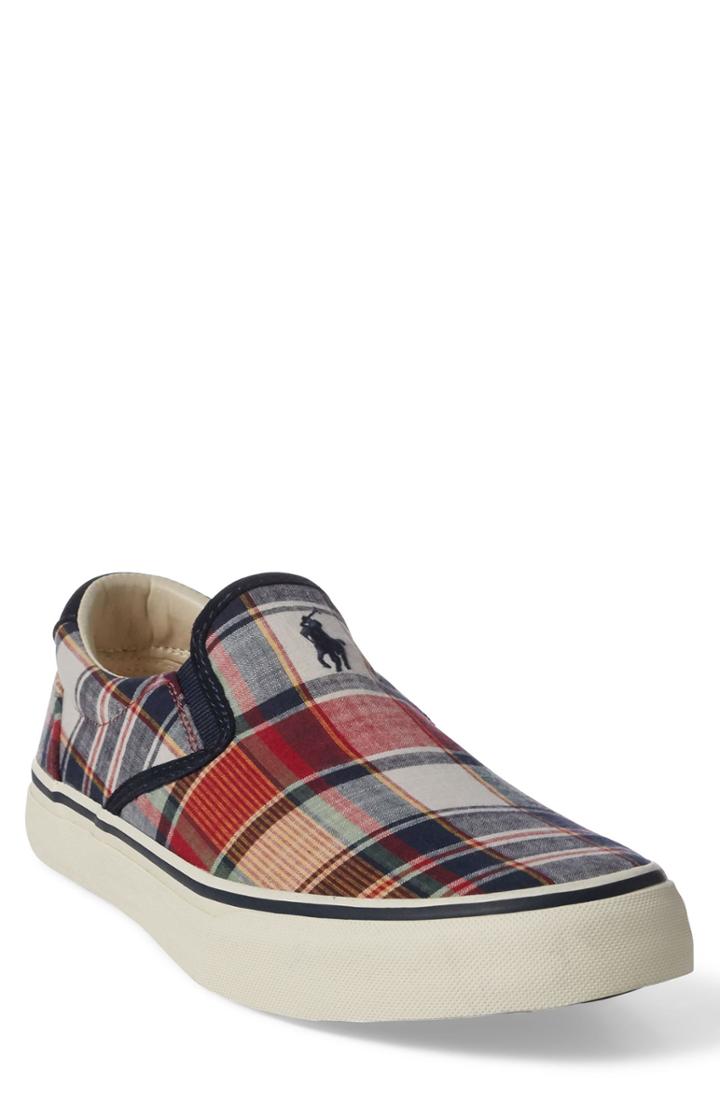Men's Polo Ralph Lauren Thompson Iii Embroidered Slip-on Sneaker