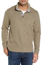 Men's Tommy Bahama Cold Springs Snap Mock Neck Sweater, Size - Brown