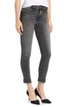Women's Mavi Jeans Tess Embroidered Cuff Ankle Jeans X 27 - Grey