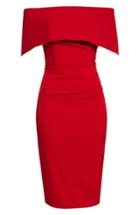 Women's Vince Camuto Popover Midi Dress - Red