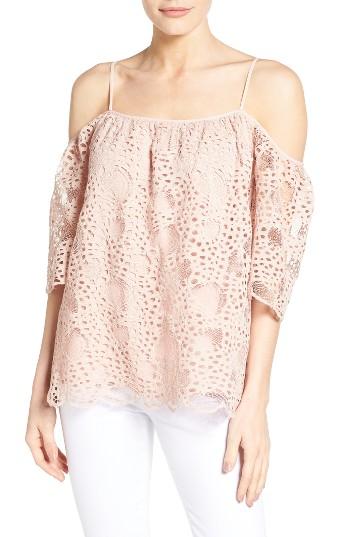 Women's Vince Camuto Off The Shoulder Lace Blouse