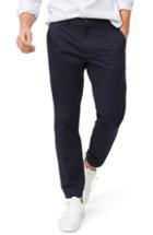 Men's Club Monaco Connor Trim Fit Stretch Cotton Chino Pants X 32 - Blue