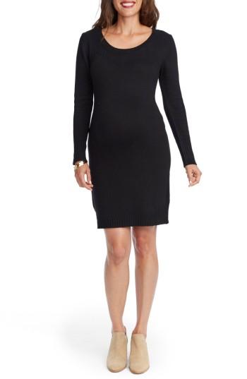 Women's Rosie Pope Karlie Maternity Sweater Dress - Black