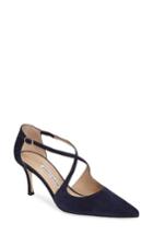 Women's Manolo Blahnik 'umice' Pointy Toe Pump Us / 35eu - Blue