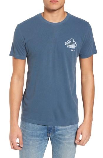 Men's Rvca Never Not Having Fun Graphic T-shirt - Blue