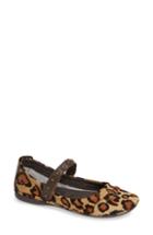 Women's Otbt Gamine Genuine Calf Hair Flat .5 M - Beige