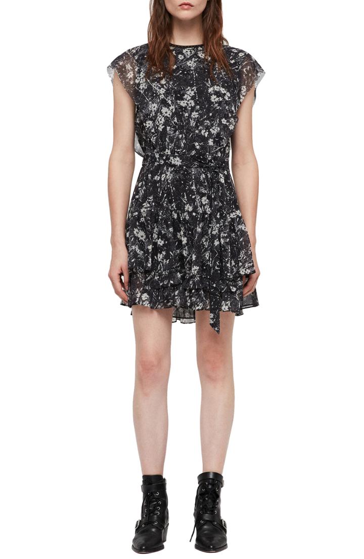 Women's Allsaints Evely Lisk Dress - Black