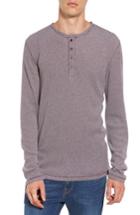 Men's The Rail Waffle Knit Henley - Purple