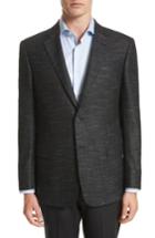 Men's Emporio Armani Trim Fit Wool Blend Blazer R Eu - Green