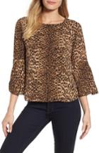 Women's Vince Camuto Hammer Satin Bell Sleeve Blouse