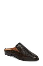Women's Robert Clergerie Asier Perforated Loafer Mule Us / 37.5eu - Black