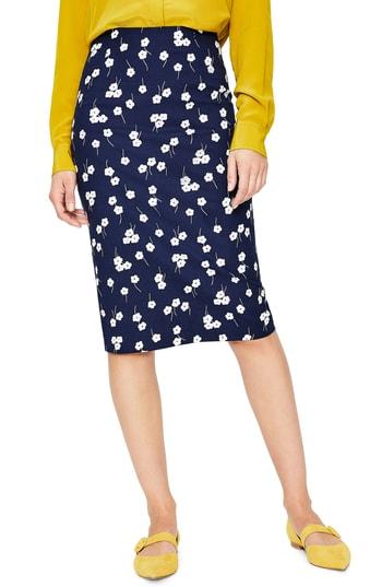 Women's Boden Richmond Stretch Cotton Pencil Skirt