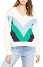 Women's Vero Moda Chevron Sweater - White