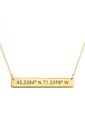 Women's Baublebar Coordinate Bar Pendant Necklace