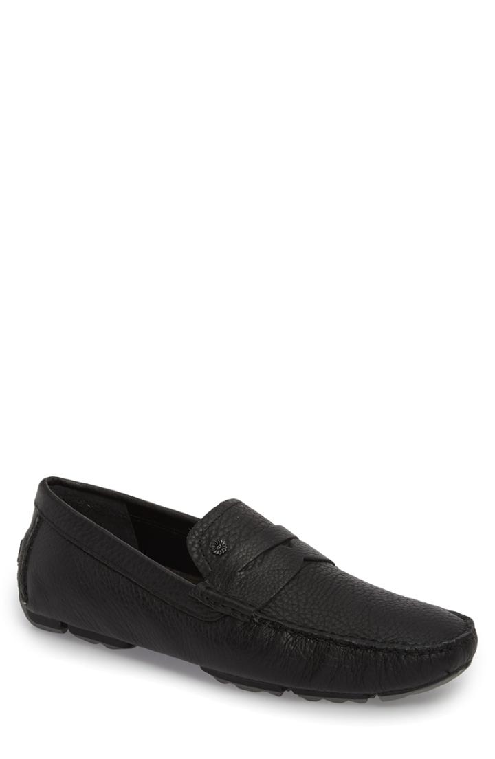 Men's Ugg Bel Air Penny Driving Moccasin .5 M - Black