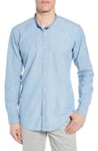 Men's Peter Millar Collection Summer Chambray Sport Shirt - Blue