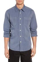 Men's Cova Seaside Fit Sport Shirt, Size Large - Blue
