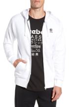 Men's Reebok Fleece Zip Hoodie, Size - White