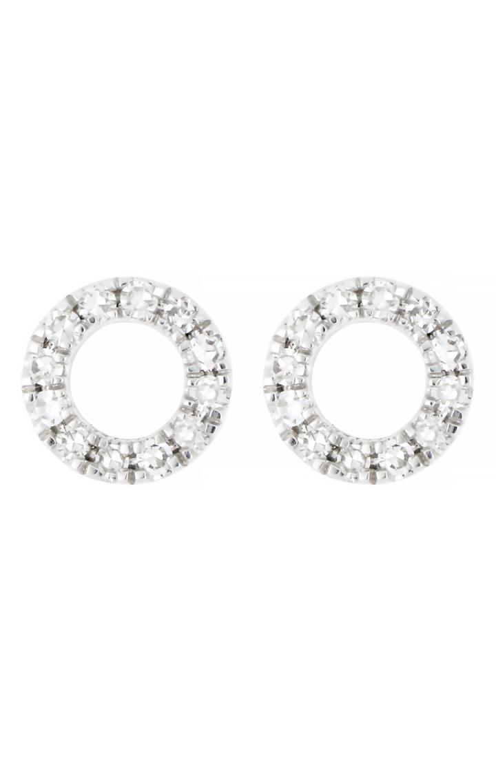 Women's Carriere Small Diamond Circle Earrings (nordstrom Exclusive)