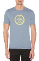 Men's Original Penguin Circle Logo T-shirt - Blue