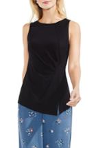 Women's Vince Camuto Sleeveless Side Twist Top, Size - Black