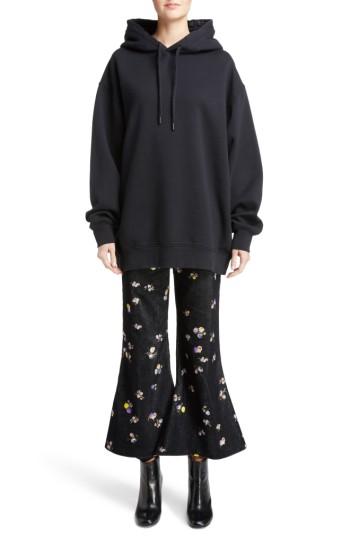 Women's Acne Studios Yala Oversize Hoodie - Black