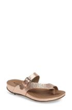 Women's Romika 'fidschi 34' Studded Thong Sandal -6.5us / 37eu - Metallic