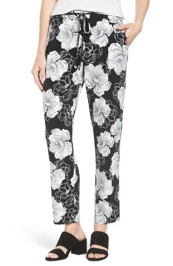Women's Chaus Peony Sketch Drawstring Pants