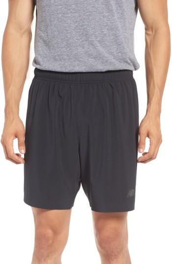 Men's New Balance 'shift' Athletic Fit Training Shorts - Black