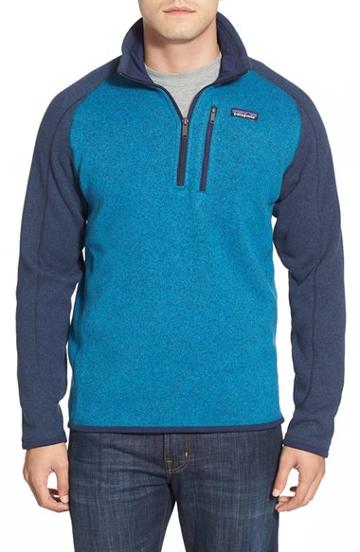 Men's Patagonia 'better Sweater' Quarter Zip Pullover