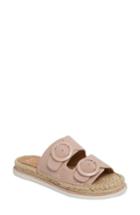 Women's Marc Fisher Ltd Ramba Espadrille Slide Sandal .5 M - Pink