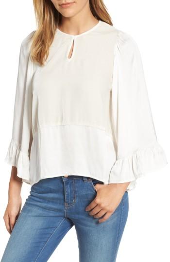 Women's Velvet By Graham & Spencer Satin & Velvet Blouse