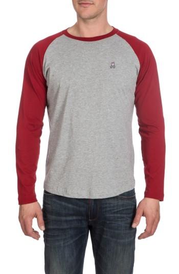 Men's Psycho Bunny Cobb Raglan T-shirt - Purple