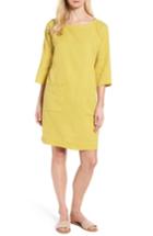 Women's Eileen Fisher Organic Cotton Tunic Dress - Green