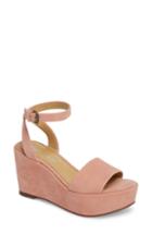 Women's Splendid Felix Platform Wedge Sandal .5 M - Pink