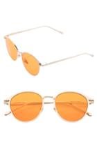 Women's Sunnyside La 51mm Oxford Sunglasses - Orange/ Gold