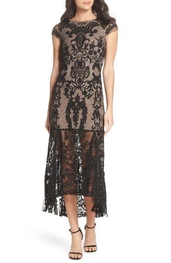 Women's Bronx And Banco Boho Lace Cap Sleeve Gown Us / 6 Au - Black
