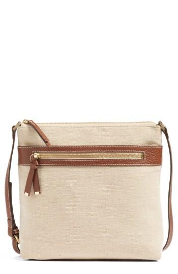 Halogen Canvas Crossbody Bag - Metallic