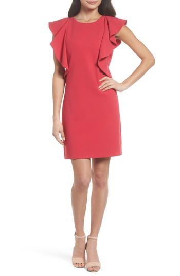 Women's Chelsea28 Ruffle Shift Dress - Pink
