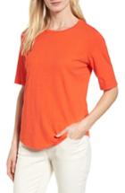 Women's Eileen Fisher Crewneck Tee - Red