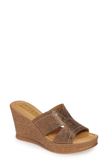 Women's Tuscany By Easy Street Marsala Sandal N - Metallic